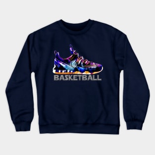 Funny Basketball Shoes Design  Gift Idea Crewneck Sweatshirt